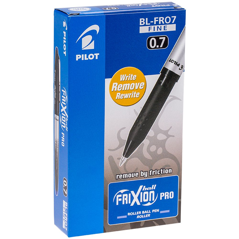 Ручка гел. PILOT FRIXION PRO 0,7 мм синий  резин.грип пиши-стирай
