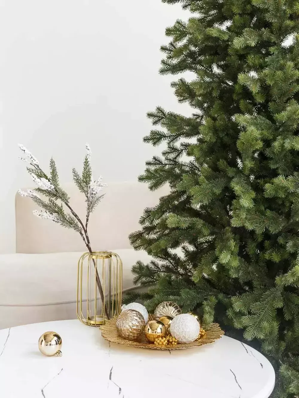 Искусственная узкая елка «Монте» (Литая хвоя) от 1,2 м до 2,1 м