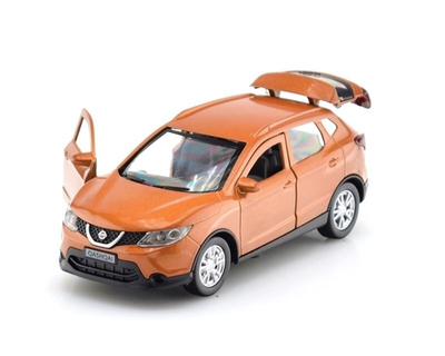 Модель ин. мет. "Nissan Qashqai" 12см. золото, коробка QASHQAI-GD (Технопарк)