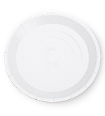 OSQ Упаковка PLATE 180мм WB (100/1400) (тарелка белая)
