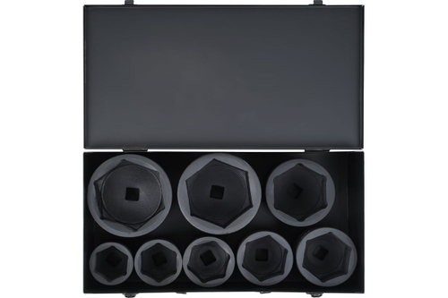 Набор головок ударных шестигранных 3/4" 8 шт (50-100 мм) в кейсе AIRLINE ATAS422