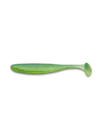 Приманка силиконовая Keitech Easy Shiner 4" PAL #01 Chartreuse Red Flake, 3 упаковки по 7 штук