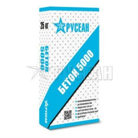 Универсальная смесь ровнитель для пола Русеан Beton 5000 25 кг