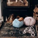 Деревянный крючок для вязания из древесины вишни 4 мм. Вязальный крючок. K150