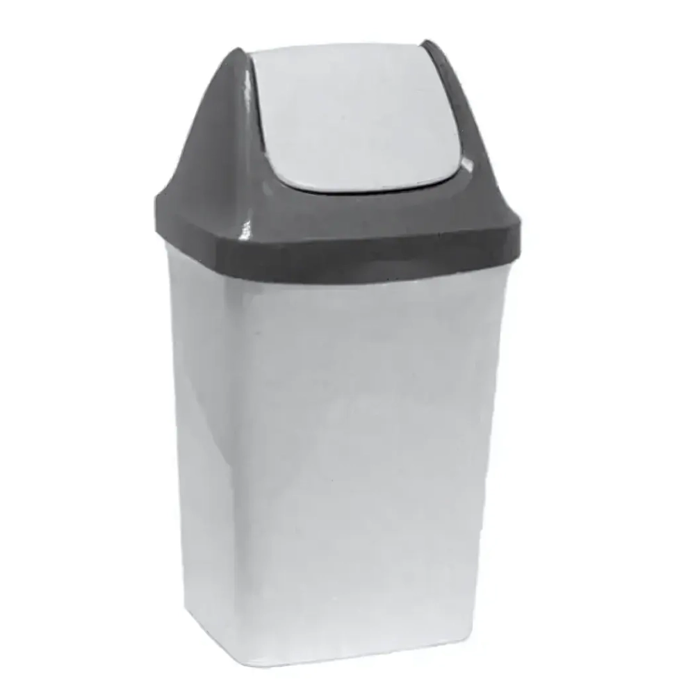 Контейнер для мусора СВИНГ 15л Мраморный 0,43,269х0,235м