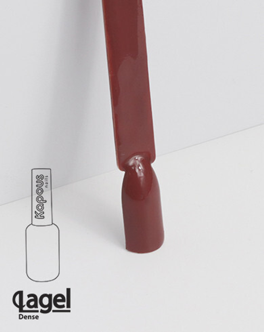 1783 Кофе с корицей, гель-лак «Lagel Dense», 8 мл