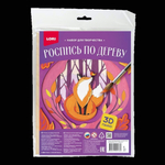 Роспись по дереву.Панно 3D "Лиса" (Lori)