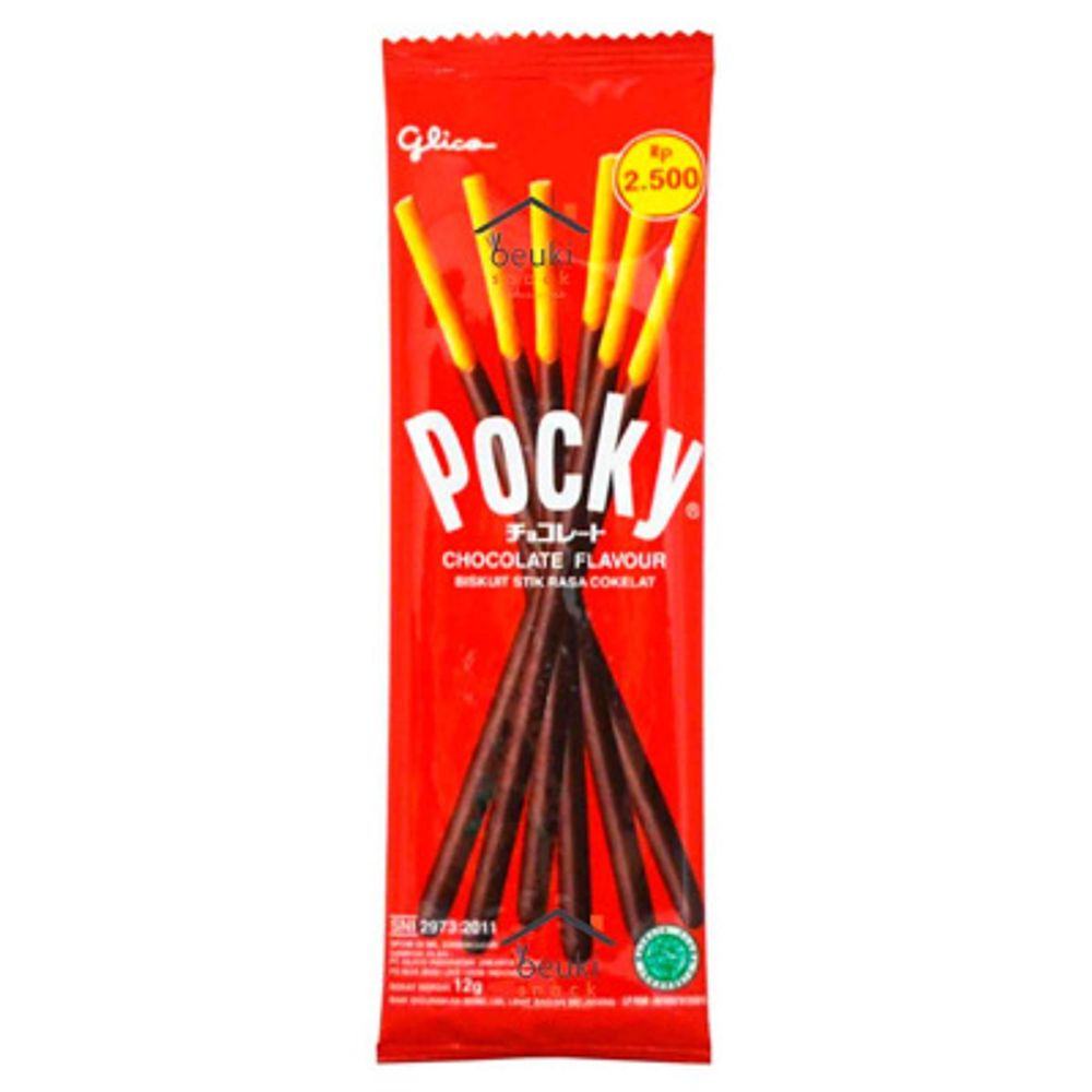 Бисквитные палочки Glico Pocky Chocolate Mini в шоколадной глазури, 12 г
