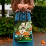 Сумка шоппер с принтом Genshin Impact