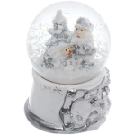 Сувенир Снежный шар «Белая сказка» 4.5*4.5*6 см (с подсветкой), микс