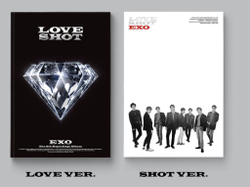 Альбом EXO - Love Shot 5th Repackage Album 2 Version SET
