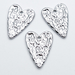 Подвеска Сердце, сталь, размер 26*19 мм, цена за 1 шт