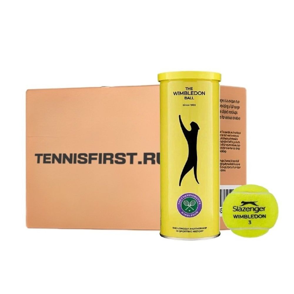 Мячи для тенниса для всех покрытий SLAZENGER WIMBLEDON ULTRA VIS 72