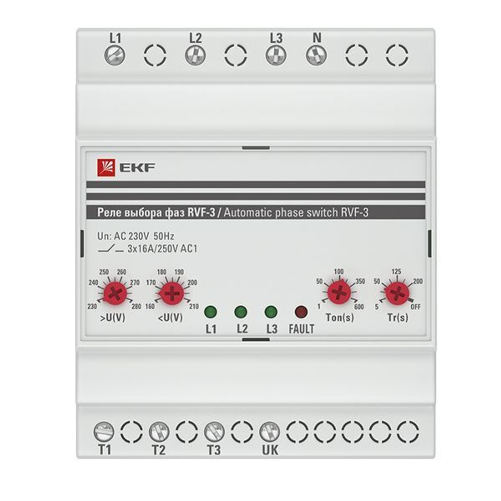 Реле выбора фаз RVF-3 EKF