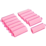 Бигуди поролоновые с зажимом 12шт, цвет розовый, d=20мм