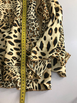 Юбка с анималистическим принтом, визуально 46 размер