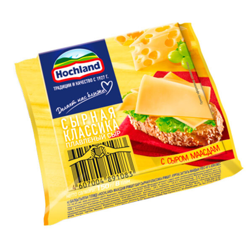 Сыр плавленый Hochland Маасдам 150 г