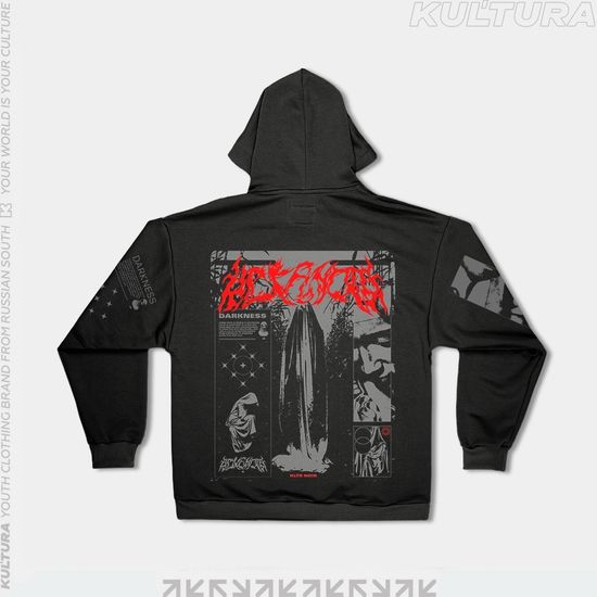 Худи КУЛЬТУРА oversize "Noir" (черный)