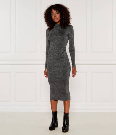 Платье METLIC MOCK Michael Kors - серебряный(MF482KPAFB)