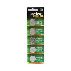 Батарейки Perfeo CR2025 5BL Lithium Cell дисковые (блистер, 5 шт.)
