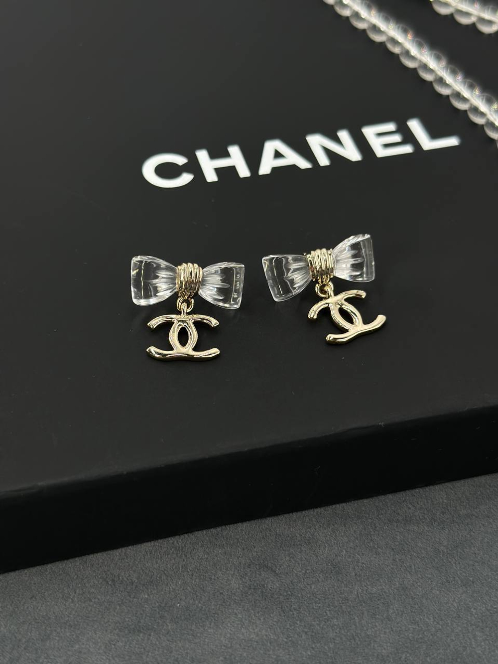 Серьги CHANEL