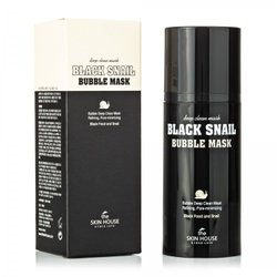 The Skin House Black Snail Bubble Mask очищающая пузырьковая кислородная маска с экстрактом улитки