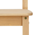 Обеденная группа Индра из массива сосны, обеденный стол 120х80х75 и 4 стула 43х43х88