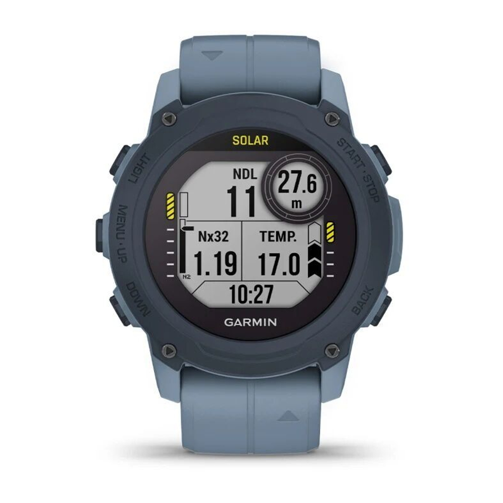 Умные часы Garmin Descent G1 Solar Dive Computer Hurricane Blue