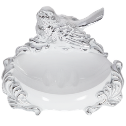 Мыльница Птичка Терра Белый