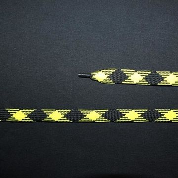 Шнурок 15 мм (желтый узор)