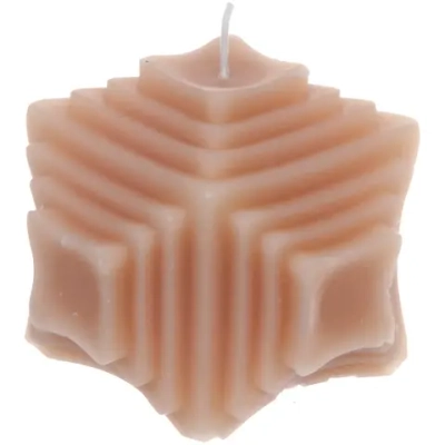 Свеча «Геометрия» 7.5*7.5, Какао