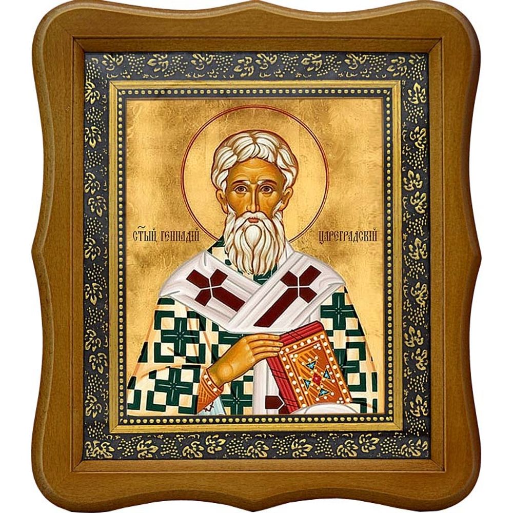 Геннадий Цареградский, Константинопольский Святитель. Икона на холсте.