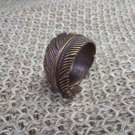 Кольцо "Перо Жар-Птицы".