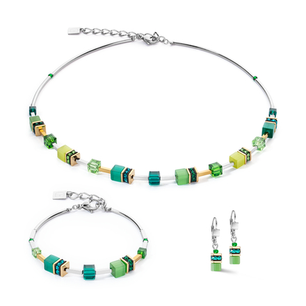 Серьги Coeur de Lion Green 2800/20-0500