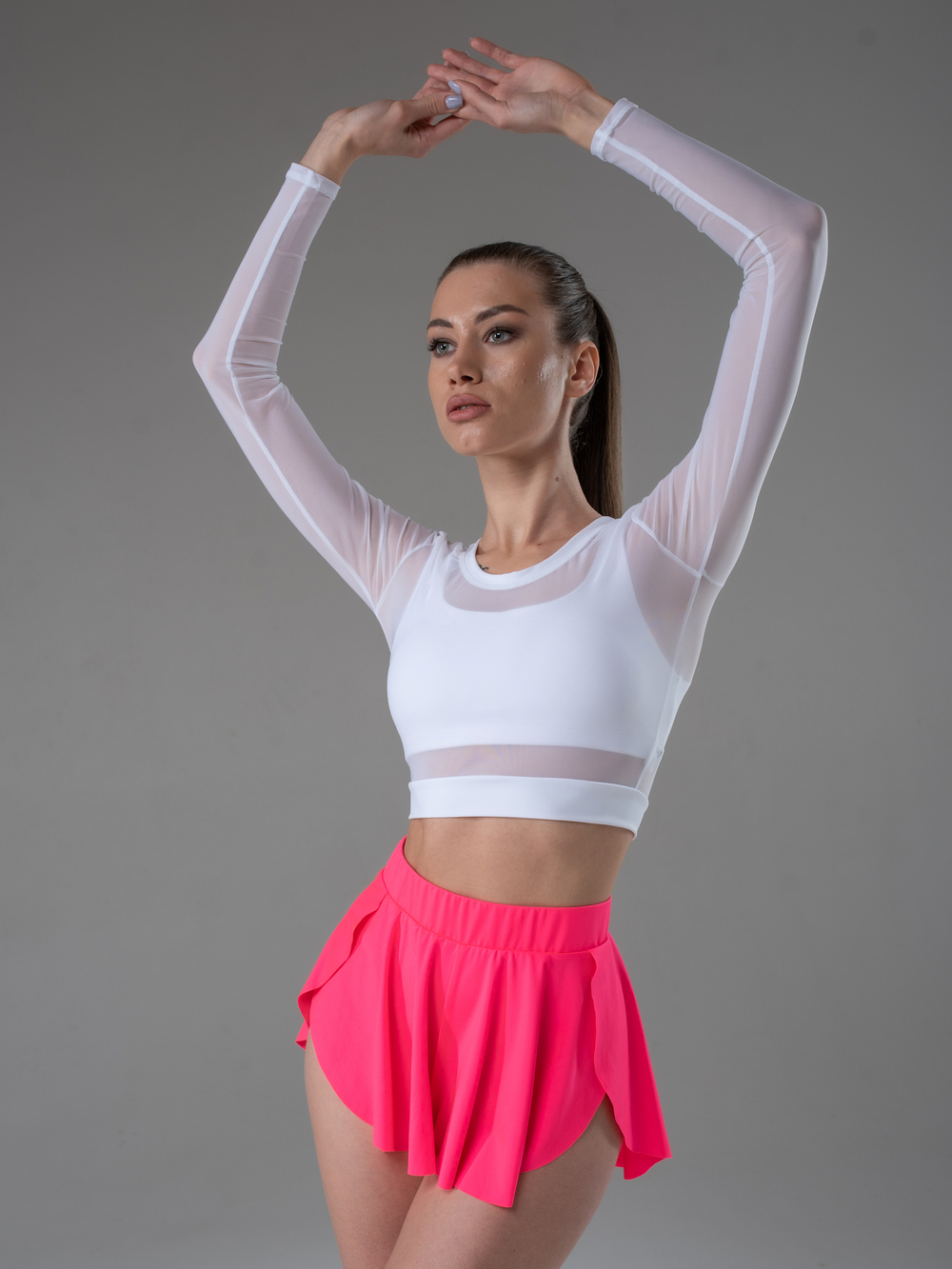 Лонгслив Shadow, Белый