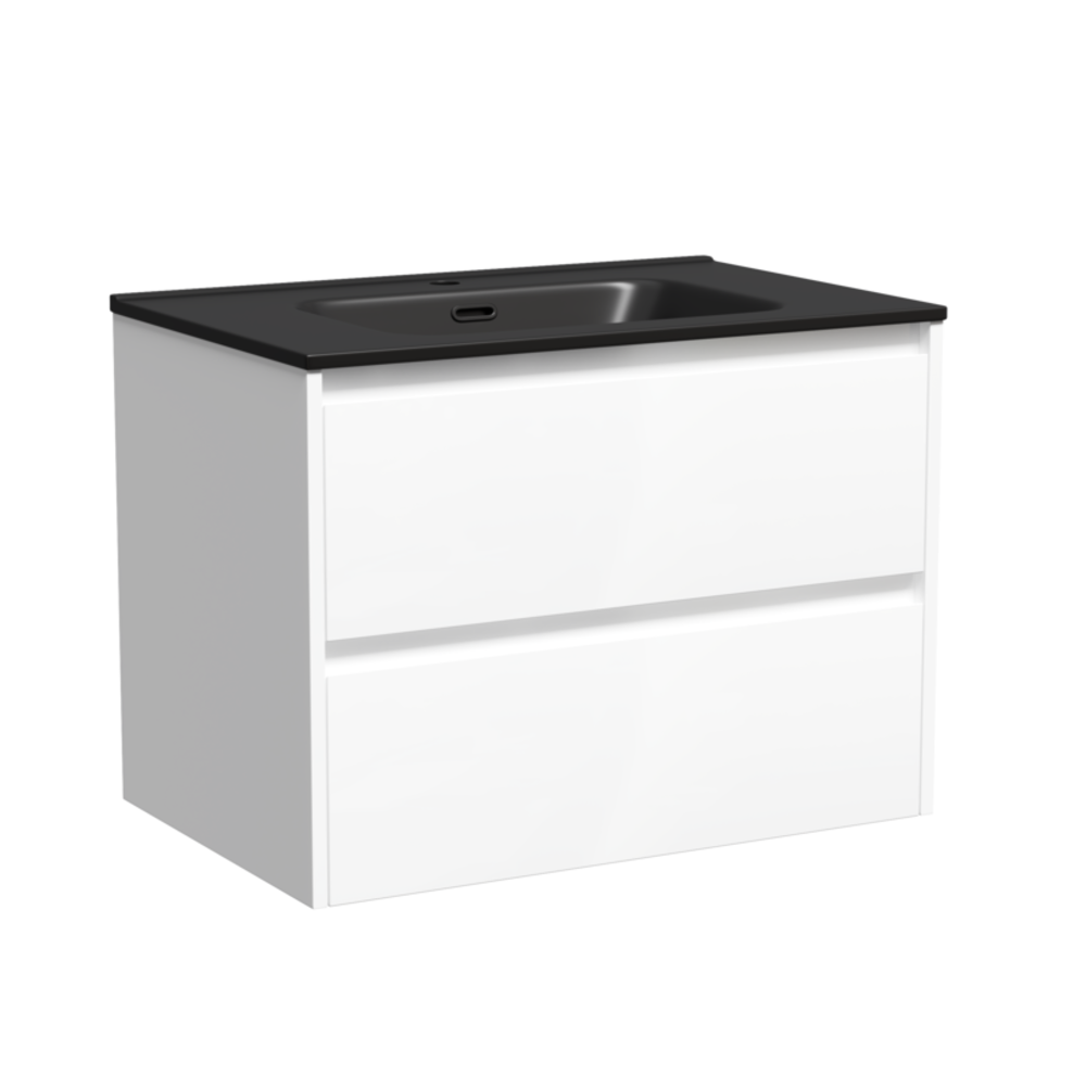 Тумба подвесная Sancos Libra под раковину, белый глянец 690х450х500мм