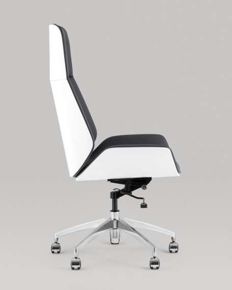 Кресло руководителя TopChairs Crown SN серо-голубой