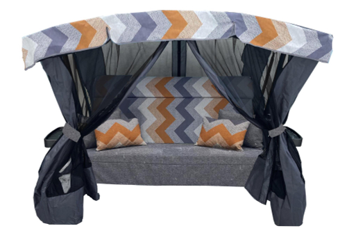 Качели садовые 3-х местные Ранго Премиум Руна арт.3764-GS003