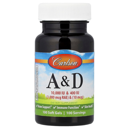 Carlson, A&D, 100 мягких таблеток