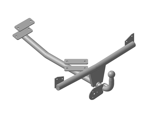 Фаркоп AvtoS для AUDI 80 B3 (1986-1991) с универсальной электрикой и сертификатом в комплекте, арт.(AU 01+electr)
