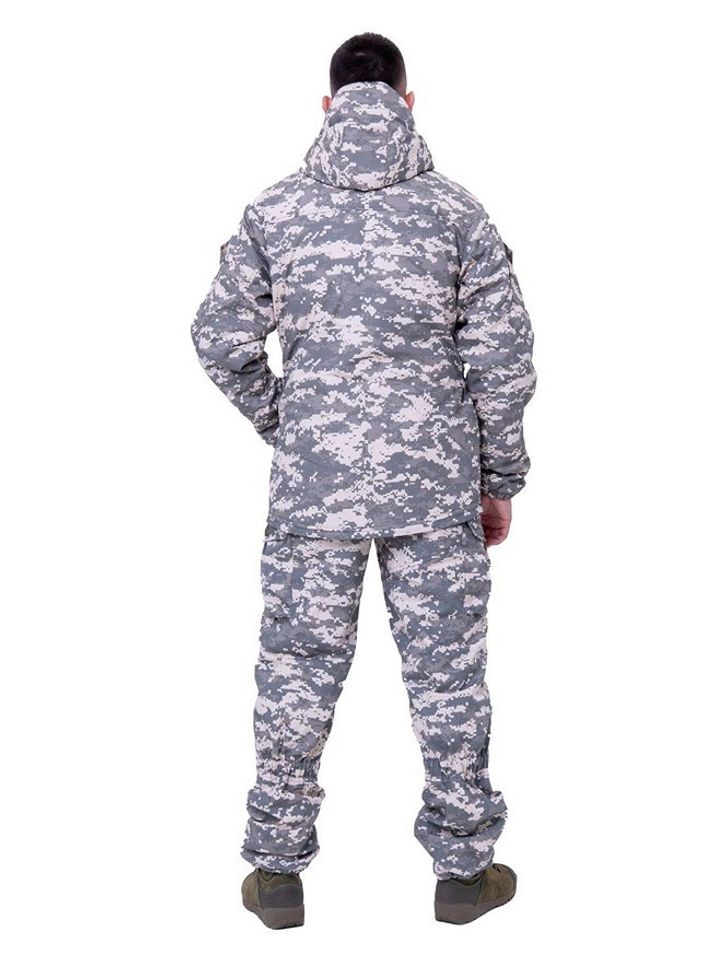 Костюм камуфлированный Алтай Зима на синтепоне (серая цифра)