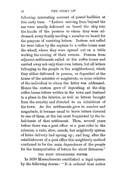 The story of the post office | W.B. Jones