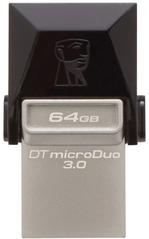 USB Flash карта Kingston DTDUO3 64GB черный