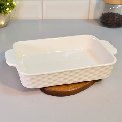 Форма для запекания 0,8л 25,1/21,8*15,5*4,5cм прямоугольная с ручками