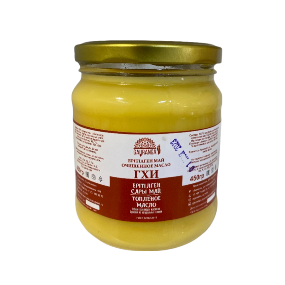 Топлёное очищенное масло ГХИ 450гр (GAURANGA)