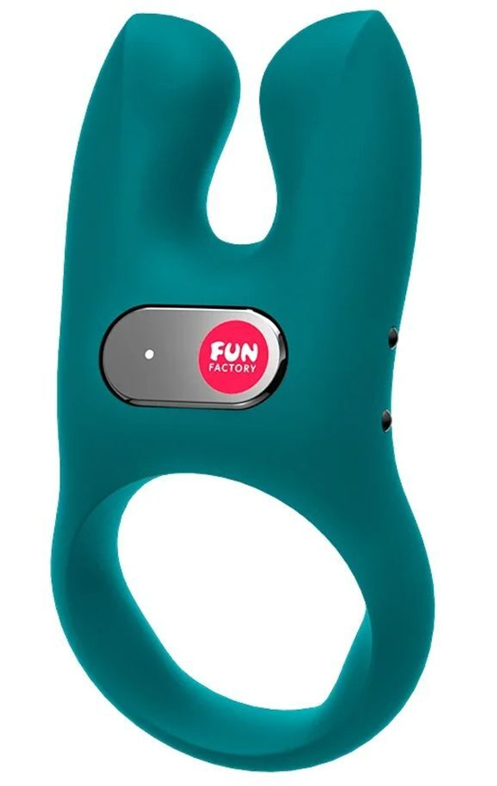 Бирюзовое эрекционное кольцо с ушками Nos (Цвет: бирюзовый)