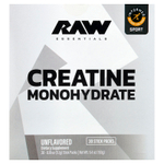 Raw Nutrition, Essentials, моногидрат креатина, без добавок, 30 пакетиков по 5,1 г (0,18 унции)