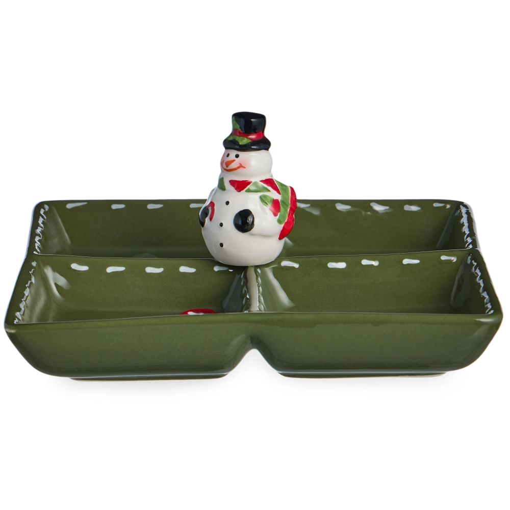 МЕНАЖНИЦА 4 СЕКЦИИ КОЛЛЕКЦИЯ "CHRISTMAS GIFT" 19*19*9,5 СМ