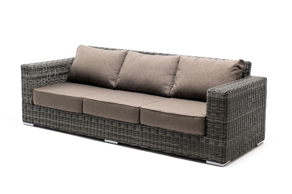 "Боно" лаунж-зона из искусственного ротанга, цвет графит