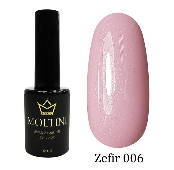 Гель-лак Moltini Zefir 006, 12 ml